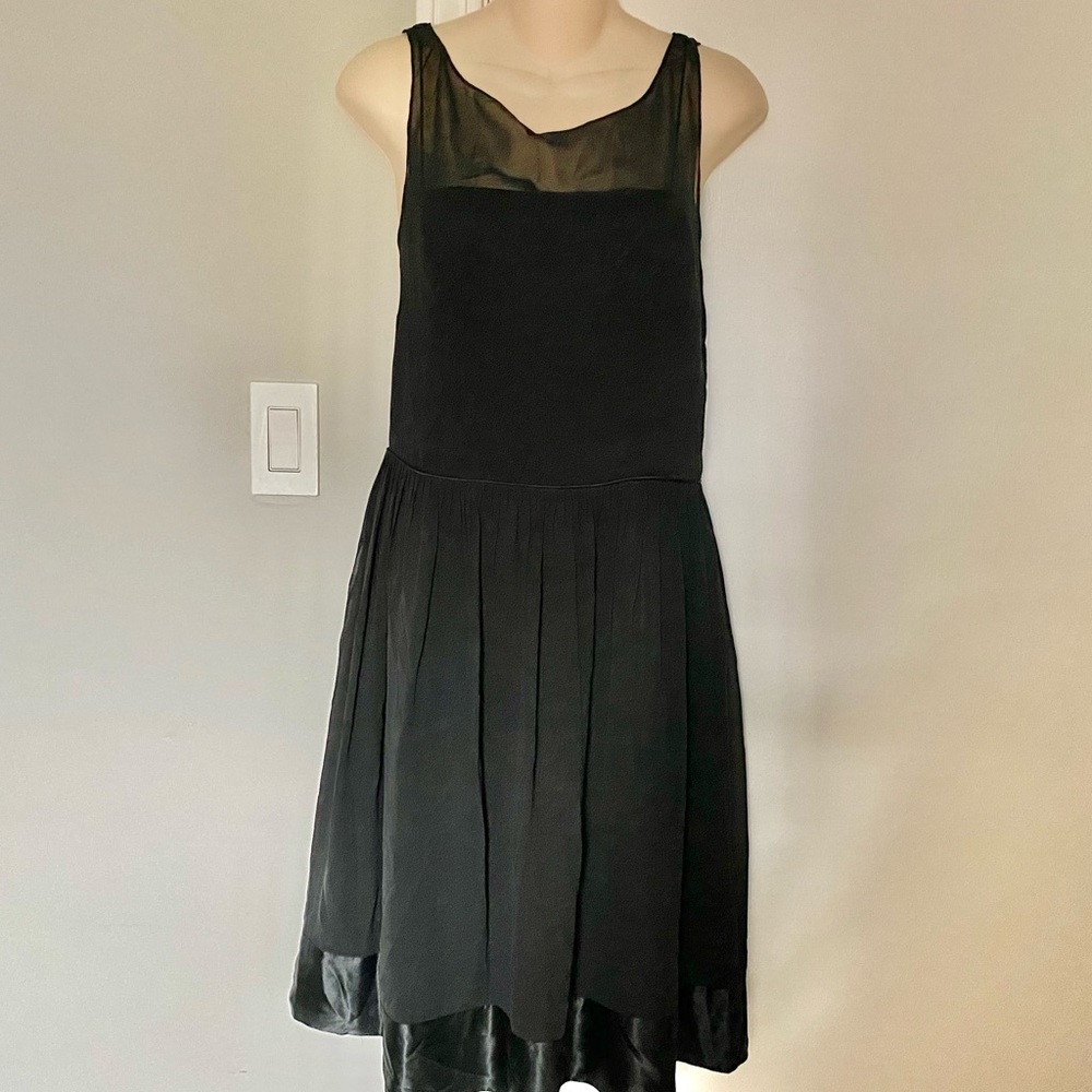 Ann Taylor Silk Sheer Whimsigoth Fairy Grunge Quiet Luxury Evening Weddi…